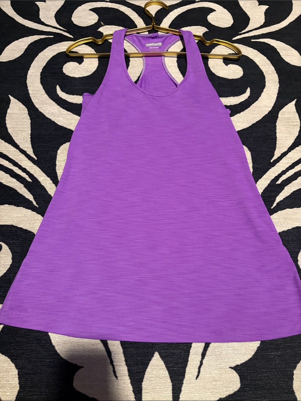 Kirkland Signature Purple Racerback Tank Top